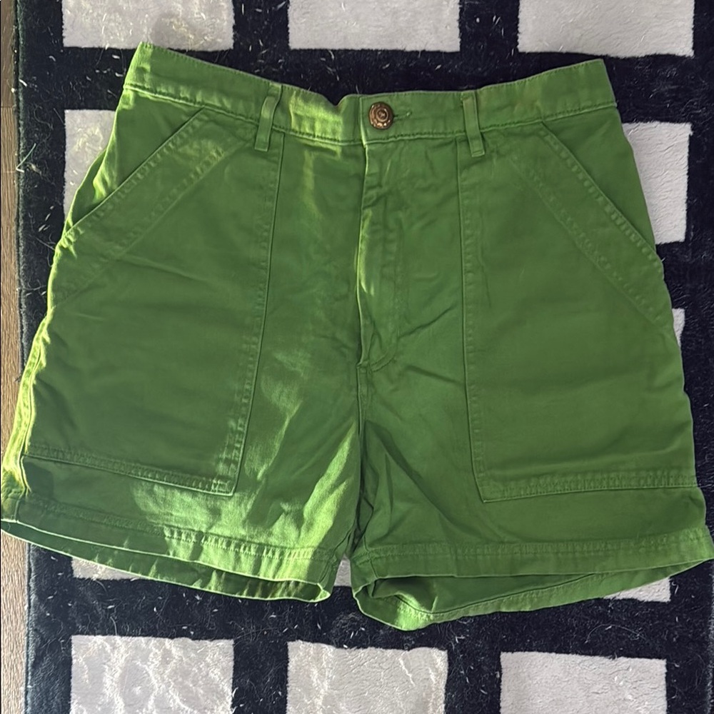 Green Big Bud Press work shorts, medium